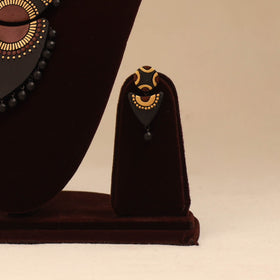 Bishnupur handpainted terracotta necklace set 20