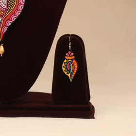 Bishnupur handpainted terracotta necklace set 31