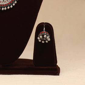 Bishnupur handpainted terracotta necklace set 35