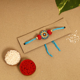  Bishnupur Handpainted Terracotta Rakhi