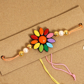  Bishnupur Handpainted Terracotta Rakhi