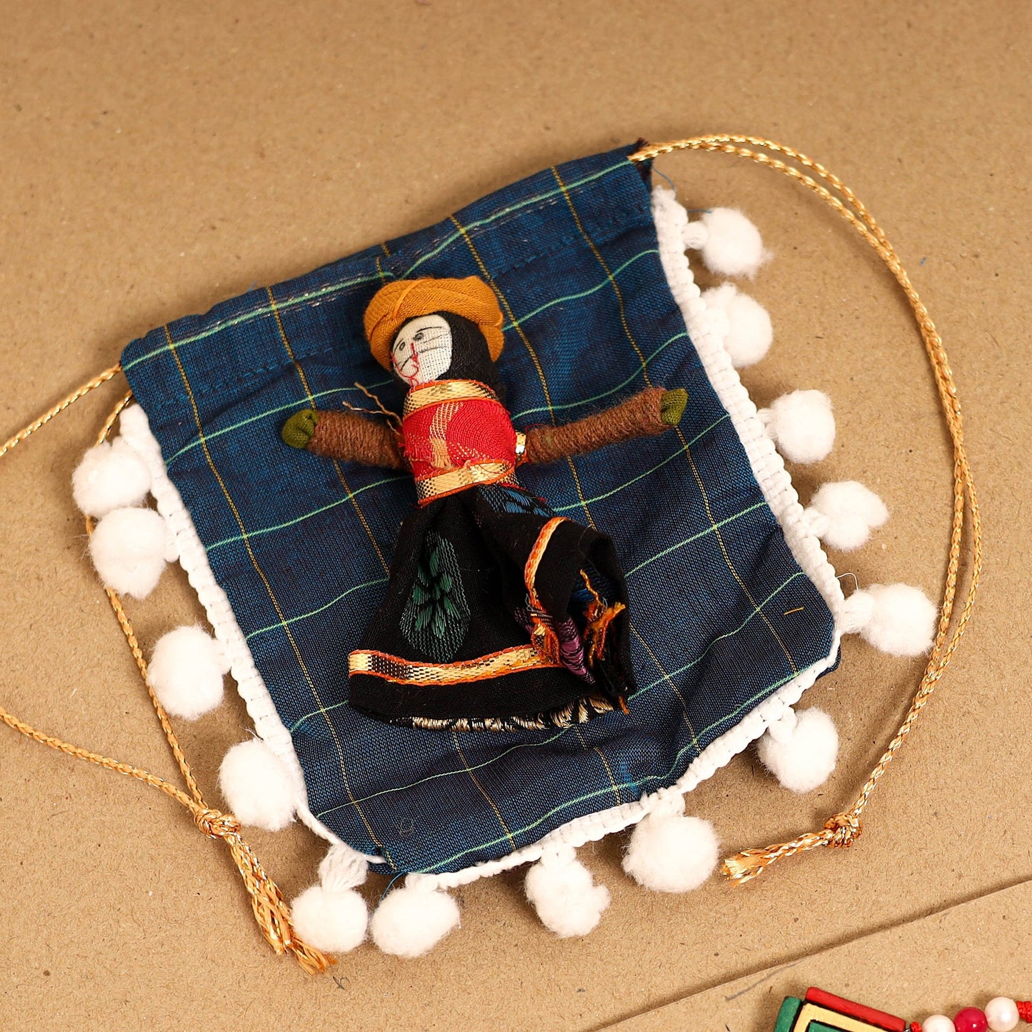  Bishnupur Handpainted Terracotta Rakhi