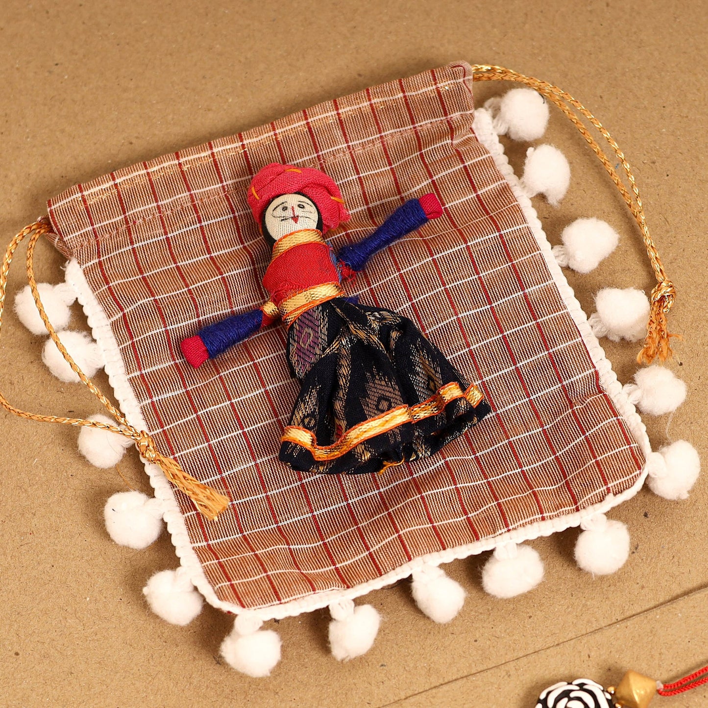  Bishnupur Handpainted Terracotta Rakhi