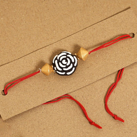  Bishnupur Handpainted Terracotta Rakhi