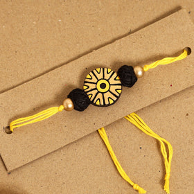  Bishnupur Handpainted Terracotta Rakhi