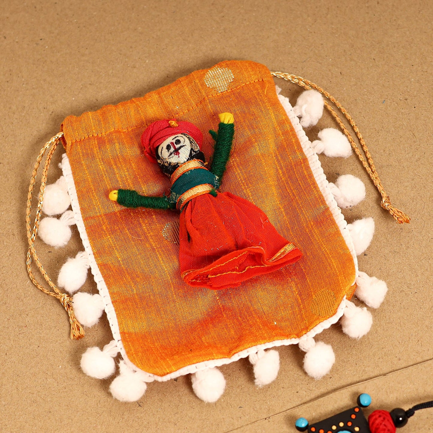  Bishnupur Handpainted Terracotta Rakhi