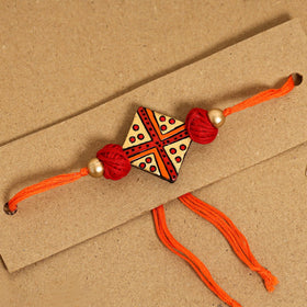  Bishnupur Handpainted Terracotta Rakhi