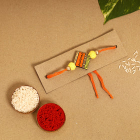  Bishnupur Handpainted Terracotta Rakhi