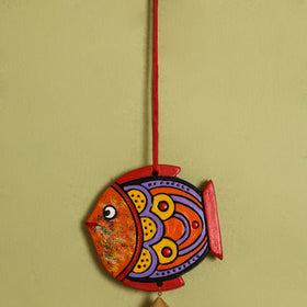  Bishnupur Handpainted Terracotta Wall Hanging 83 