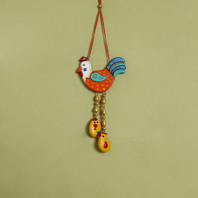  Bishnupur Handpainted Terracotta Wall Hanging 84 