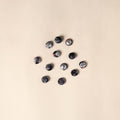  Black Handmade Fabric Button Small at iTokri