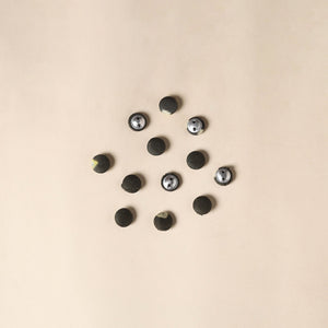  Black Handmade Fabric Button Small at iTokri