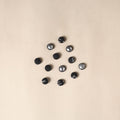  Black Handmade Fabric Button Small at iTokri