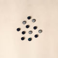  Black Handmade Fabric Button Small at iTokri