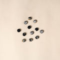  Black Handmade Fabric Button Small at iTokri