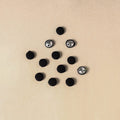 1.5cm handmade fabric small button (set of 12) 06