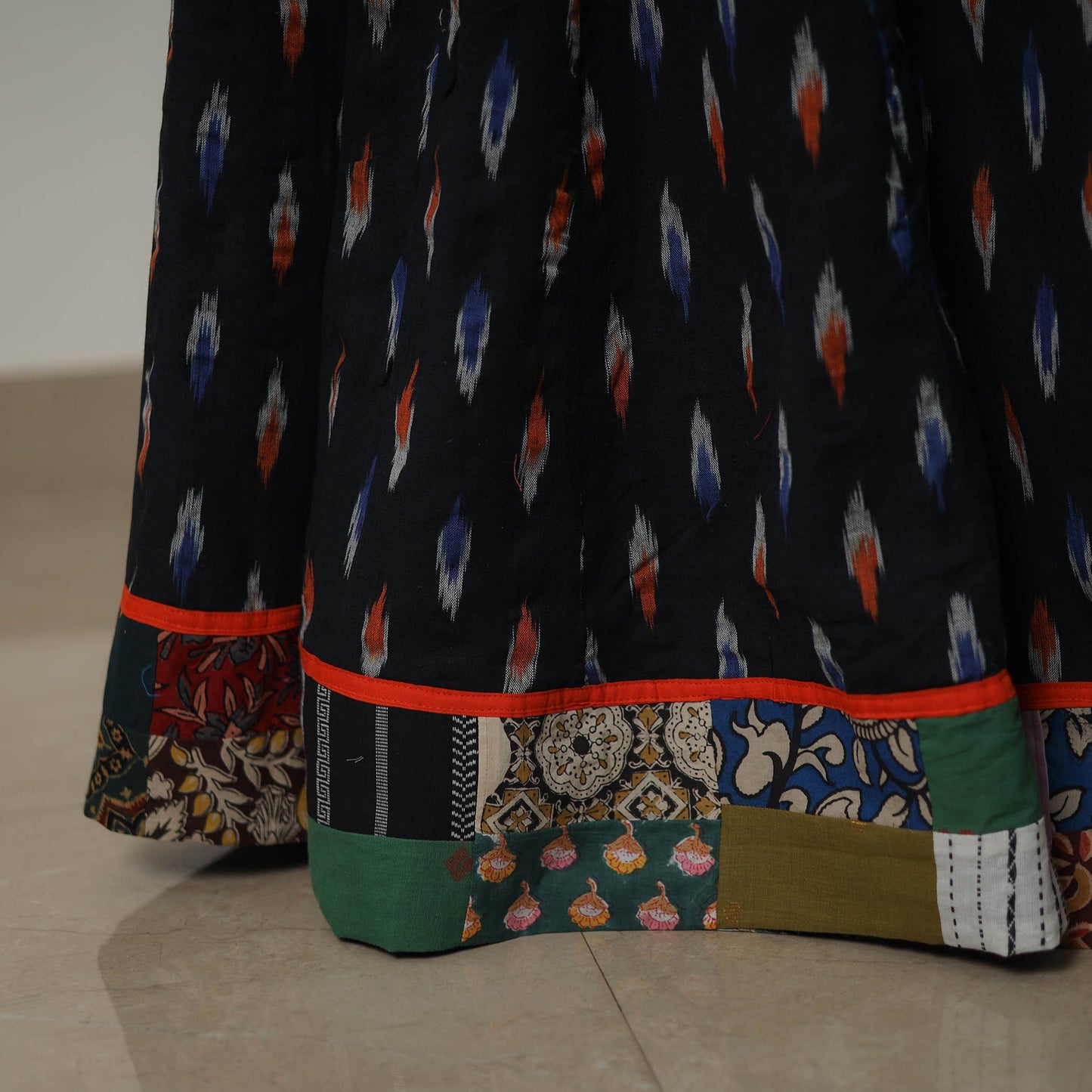  24 Kali Cotton Pochampally Ikat Skirt