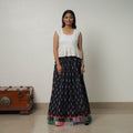  24 Kali Cotton Pochampally Ikat Skirt