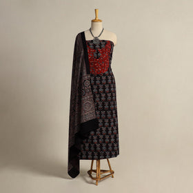 Buy 2pc Block Print Ajrakh Dress Material