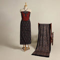Buy 2pc Block Print Ajrakh Dress Material