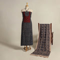 Buy 2pc Block Print Ajrakh Dress Material