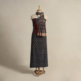 Buy 2pc Block Print Ajrakh Dress Material