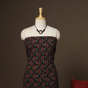 2pc cotton unstitched dress material with jewellery set 22