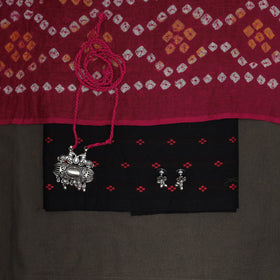 2pc cotton unstitched jacquard dress material