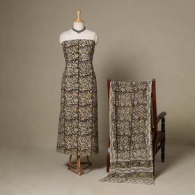 2pc cotton unstitched kalamkari dress material 03