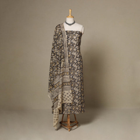 2pc cotton unstitched kalamkari dress material 08