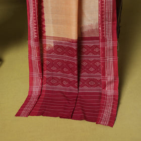 Black - 2pc cotton unstitched pochampally ikat dress