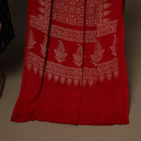 Black - 2pc cotton unstitched pochampally ikat dress