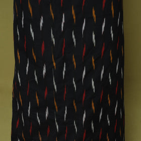 Black - 2pc cotton unstitched pochampally ikat dress