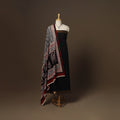 Black - 2pc handloom cotton unstitched mangalagiri dress