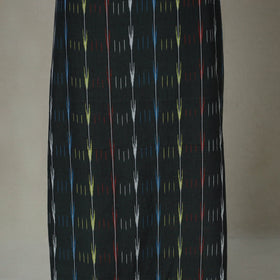 Black - 2pc handloom cotton unstitched pochampally ikat