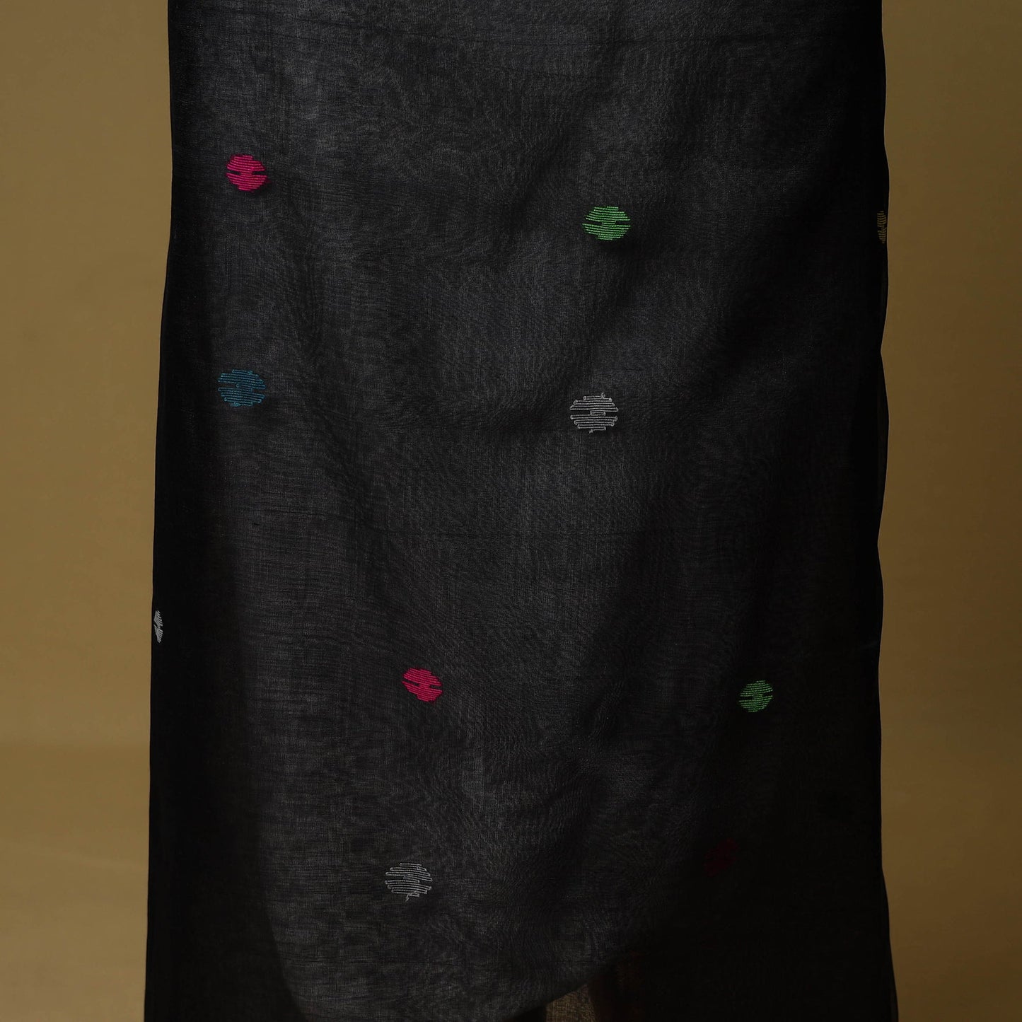 2pc handloom silk cotton unstitched phulia jamdani dress