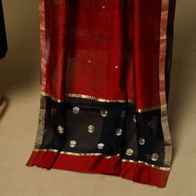 2pc handloom zari buta unstitched chanderi silk dress