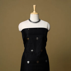 2pc handloom zari buta unstitched chanderi silk dress