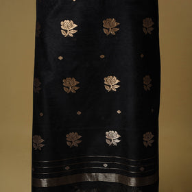 2pc handloom zari buta unstitched chanderi silk dress
