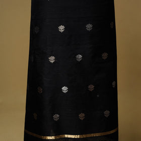 2pc handloom zari buta unstitched chanderi silk dress