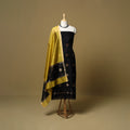 2pc handloom zari buta unstitched chanderi silk dress