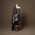 Black - 2pc natural dyed cotton unstitched dress material