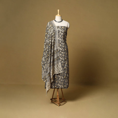 2pc natural dyed cotton unstitched kalamkari dress material