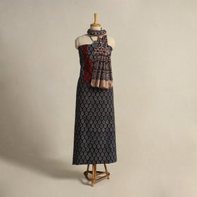 Buy 2pc Block Print Ajrakh Dress Material
