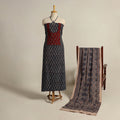 Buy 2pc Block Print Ajrakh Dress Material