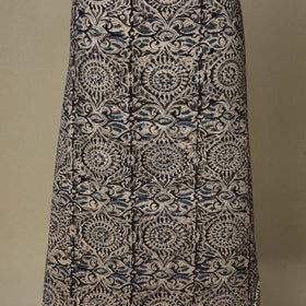 Black - 2pc pedana cotton unstitched kalamkari dress