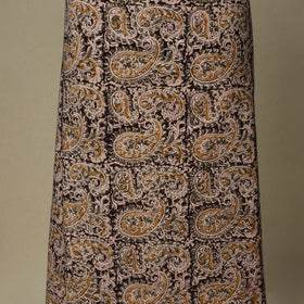 Black - 2pc pedana cotton unstitched kalamkari dress