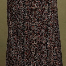 Black - 2pc unstitched dress material with jewellery set 15