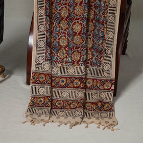 Black - 2pc unstitched cotton pochampally ikat dress