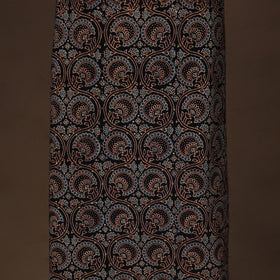 Black - 2pc unstitched dress material with jewellery set 02